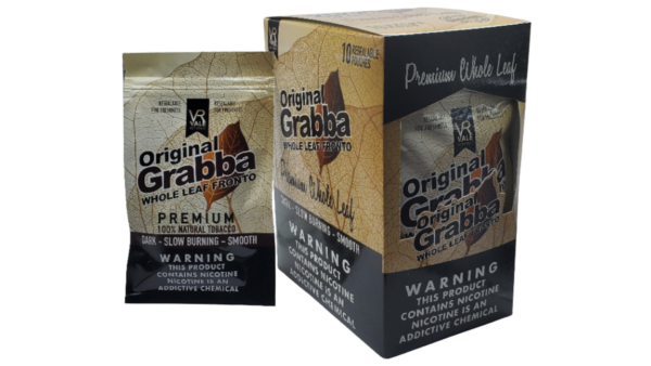 Original Grabba Full leaf Box and single package